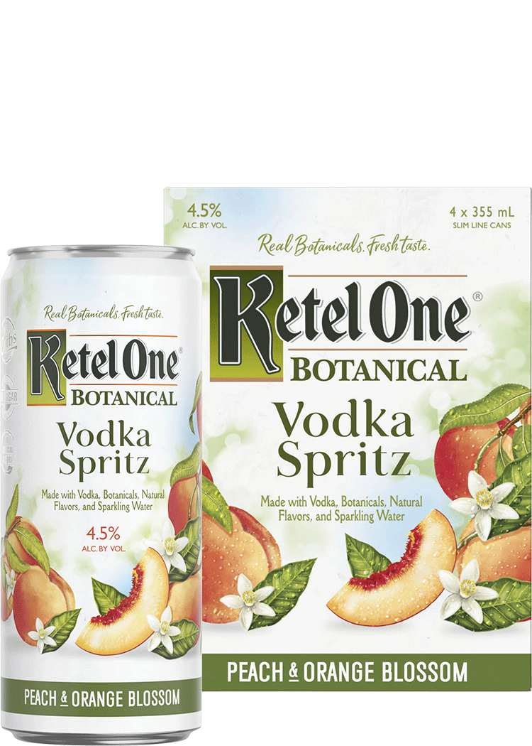 Ketel One 4Pk Can Peach & Oange Blossom
