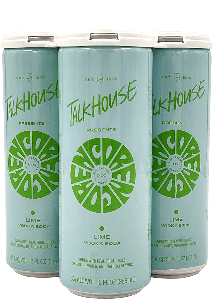 Talk House Lime Vodka/Soda 4PK