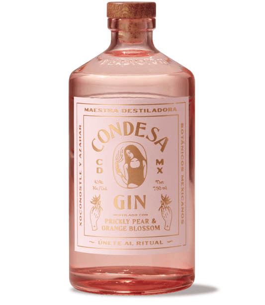 Condesa Gin 750ml. Prickly Pear & Orenge Blos