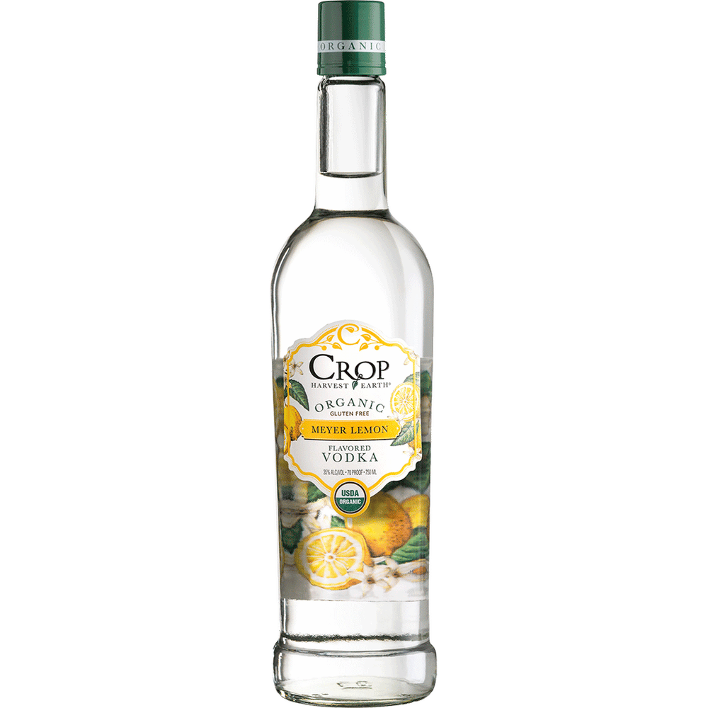 Crop Harvest Earth Meyer Lemon 750ml Organic Vodka