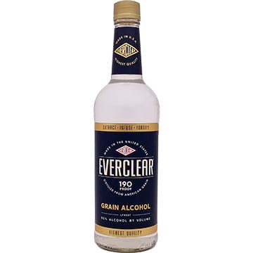 Everclear Grain Alcohol 1LT 190 Proof