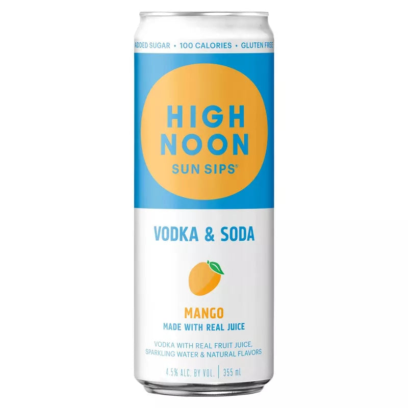 High Noon Mango 4pk 355ml. Each