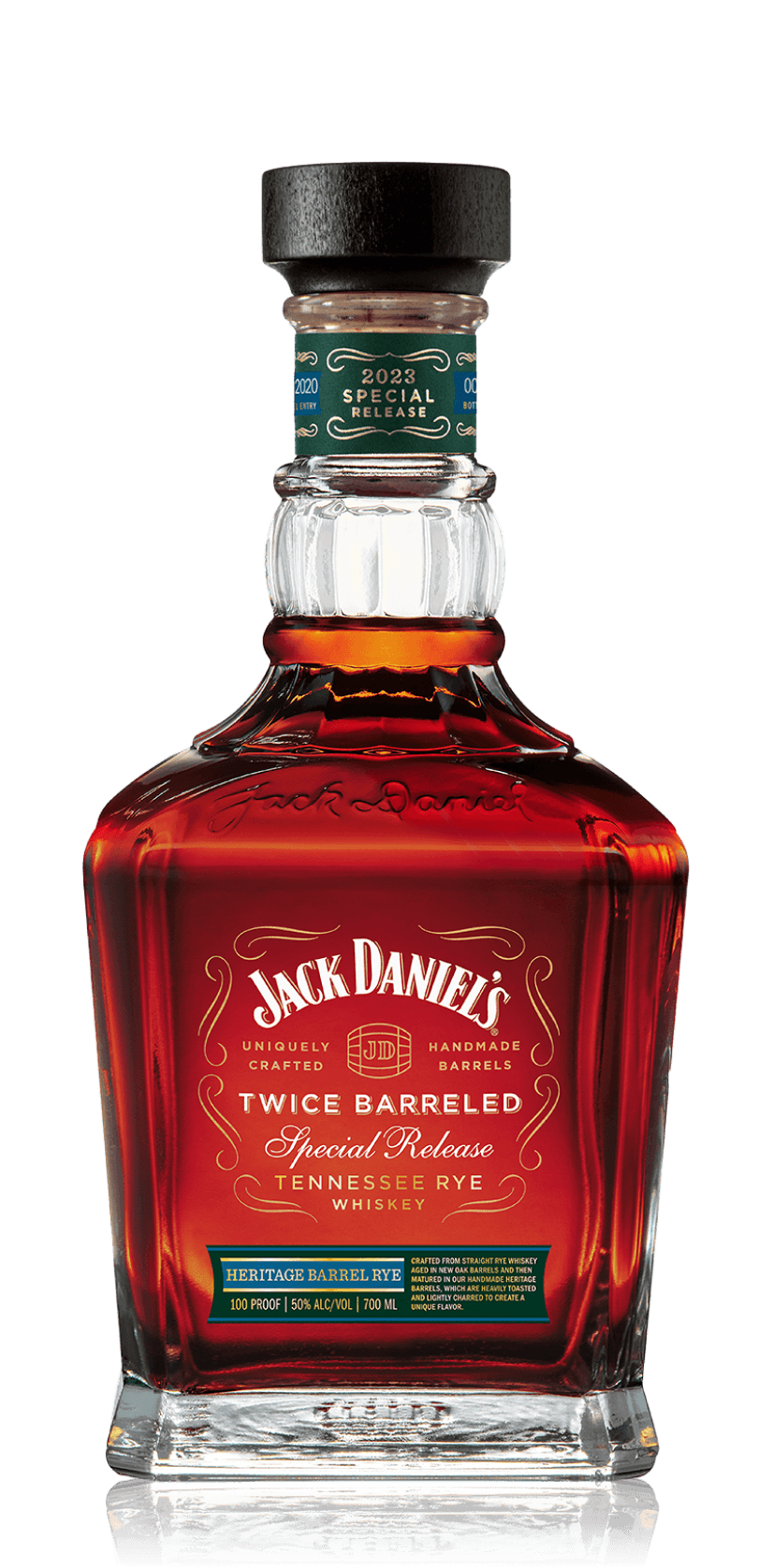 Jack Daniel's Rye 750ml. Heritage Twice Barrel Rye