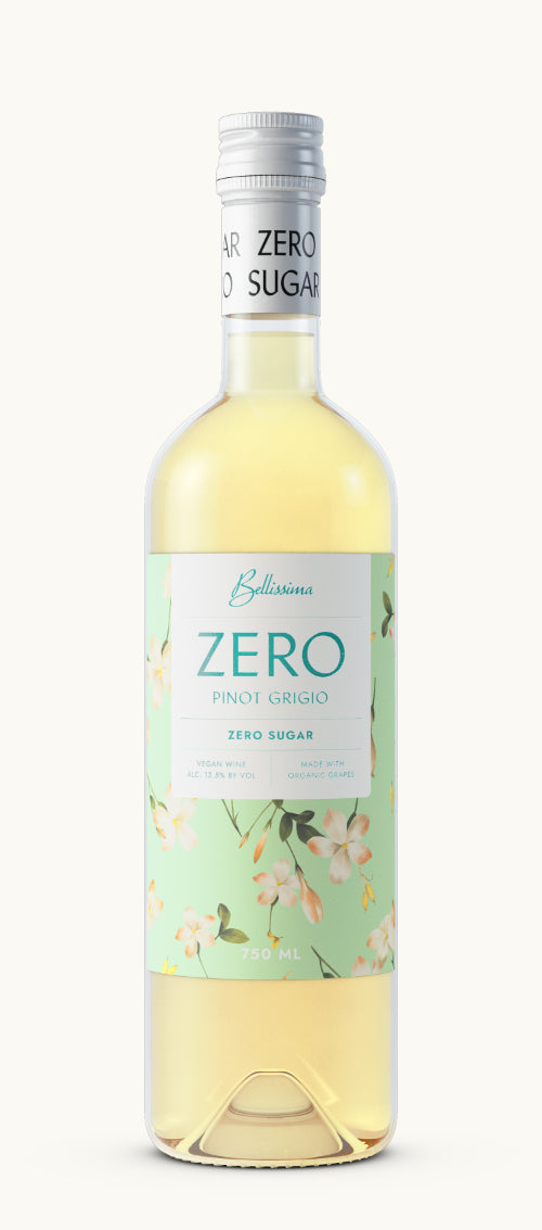 Bellissima Zero Sugar Pinot Grigio 750ml bottle