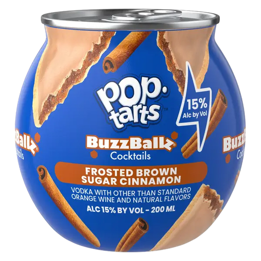 BuzzBallz x Pop-Tarts Frosted Brown Sugar Cinnamon 200ml cocktail