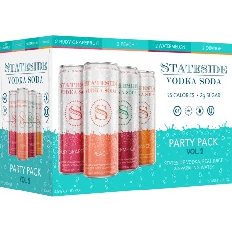 Stateside Vodka Soda V.Pk 8PK.