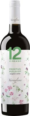 12 E Mezzo Organic 750ml Primitivo Puglia IGP