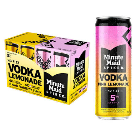 Minute Maid Spiked V.P. 8 Spiked Lemonade Vodka