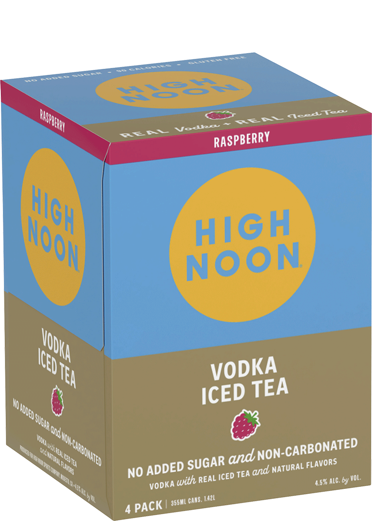 High Noon Vodke Ice Tea Raspberry 4PK