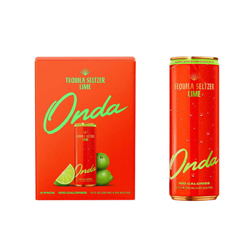 Onda Sparkling Tequila G.F. 4PK Can .355ml each