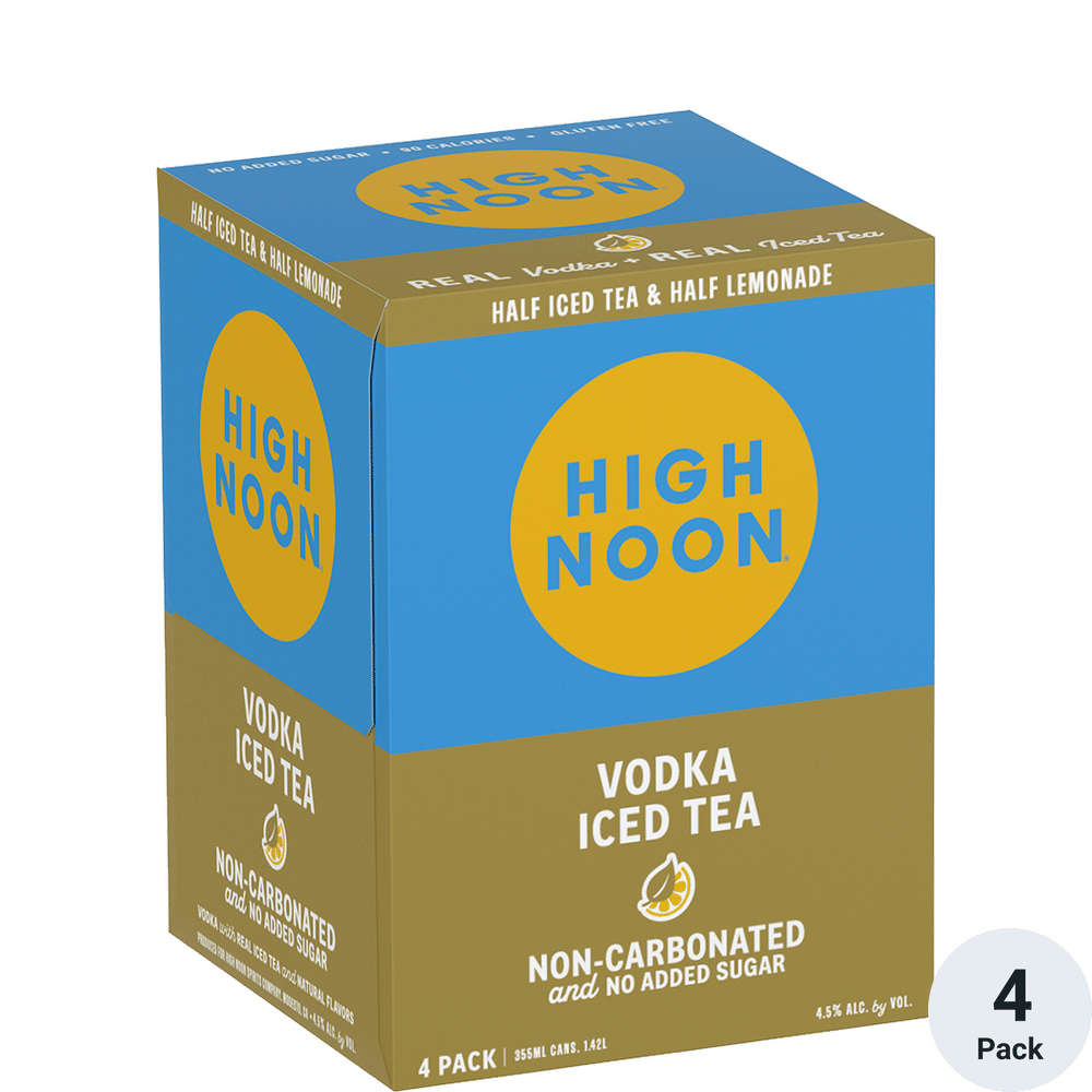 High Noon Vodka Iced Tea Lemonade 4pk