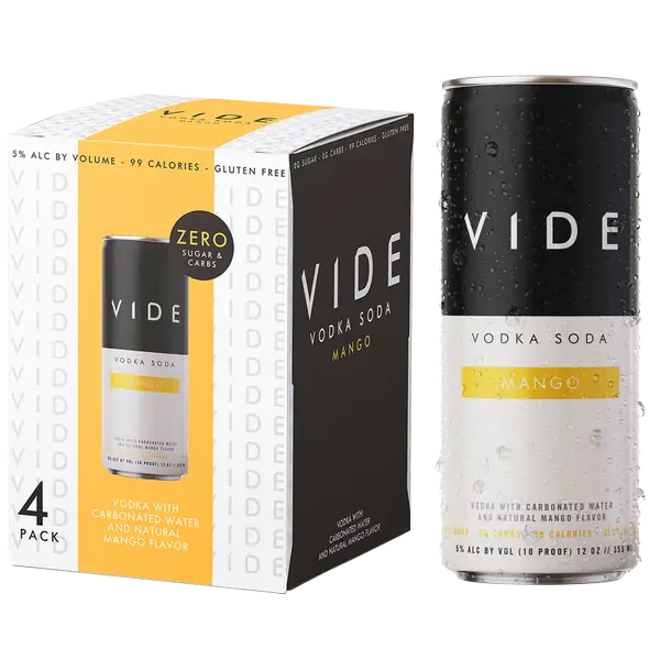 Vide Mengo 4 pk can vodka soda