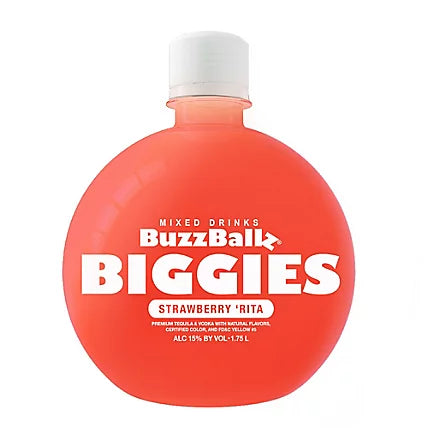 Buzzballz Biggies 1.75lt. Strawberry Rita