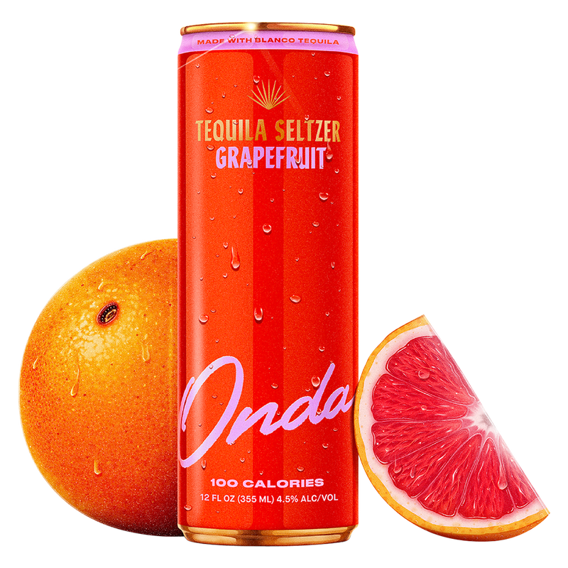 Onda Strawberry 355ml Tequila Seltzer 4pk can