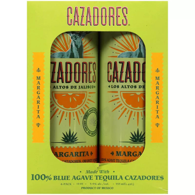 Cazadores Margarita 4pk can 355ml.each