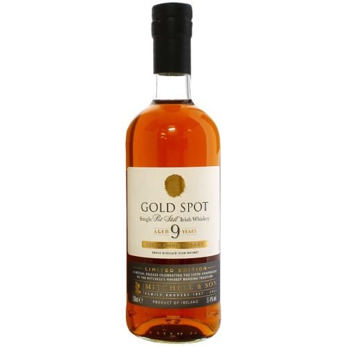 Gold Spot 9 Yrs 750ml. Singal Pot Still Irish Whiskey