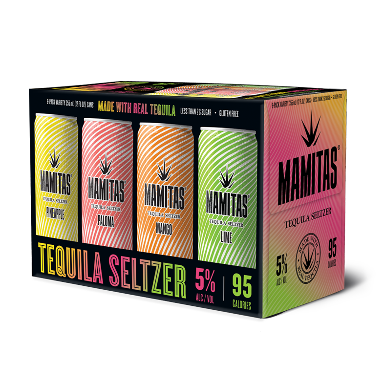 Mamitas Hard Seltzer 8pk Veriety pk