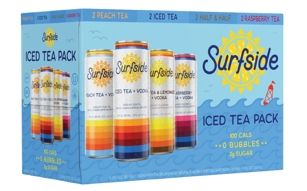 Surfside Starter Pack Of 8 Lemonades / Vodka/Tea