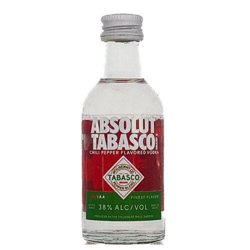 Absolut Tabasco Chili Vodka 50ml bottle