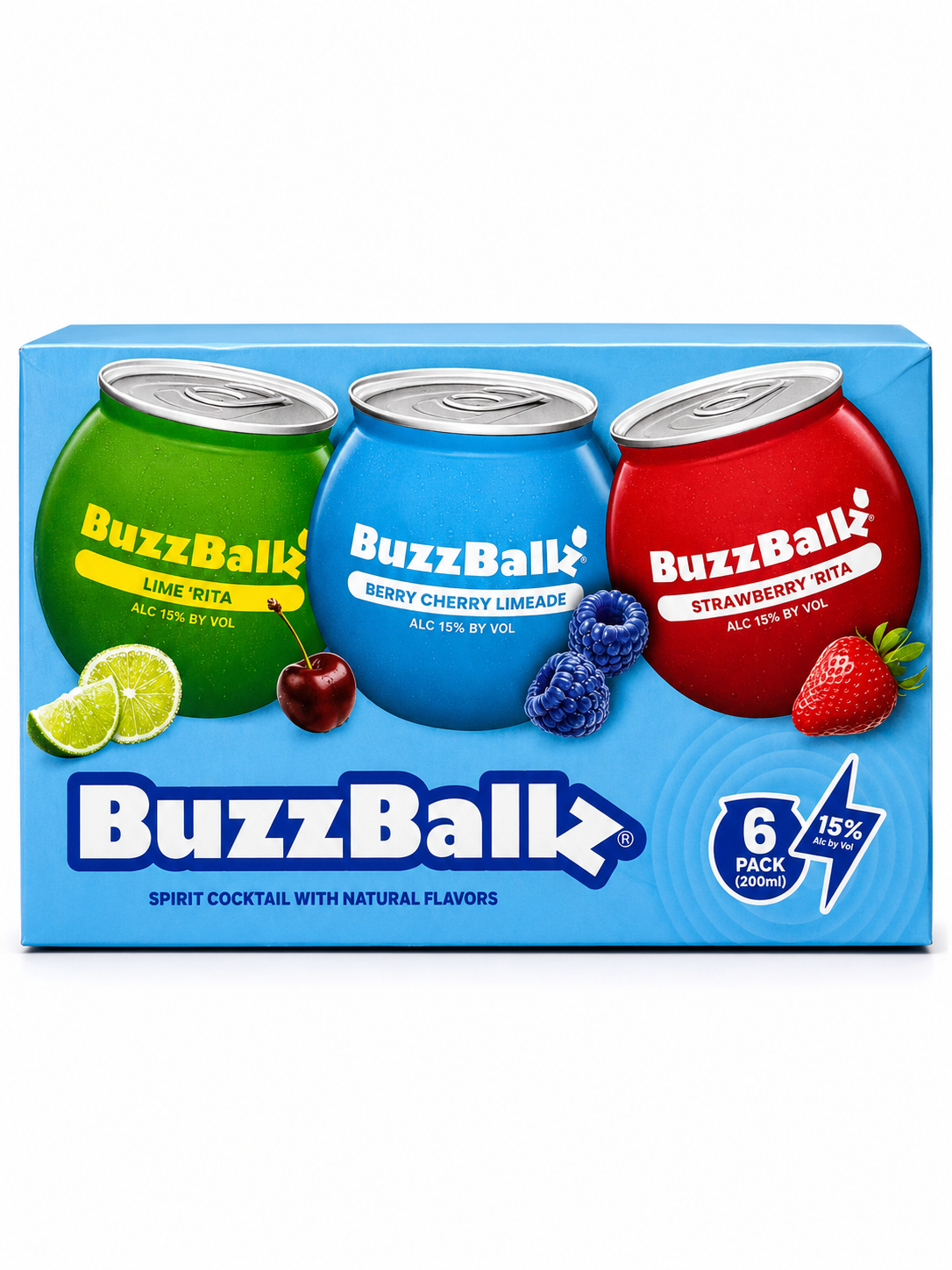 BuzzBallz Variety Pack 6 x 200ml