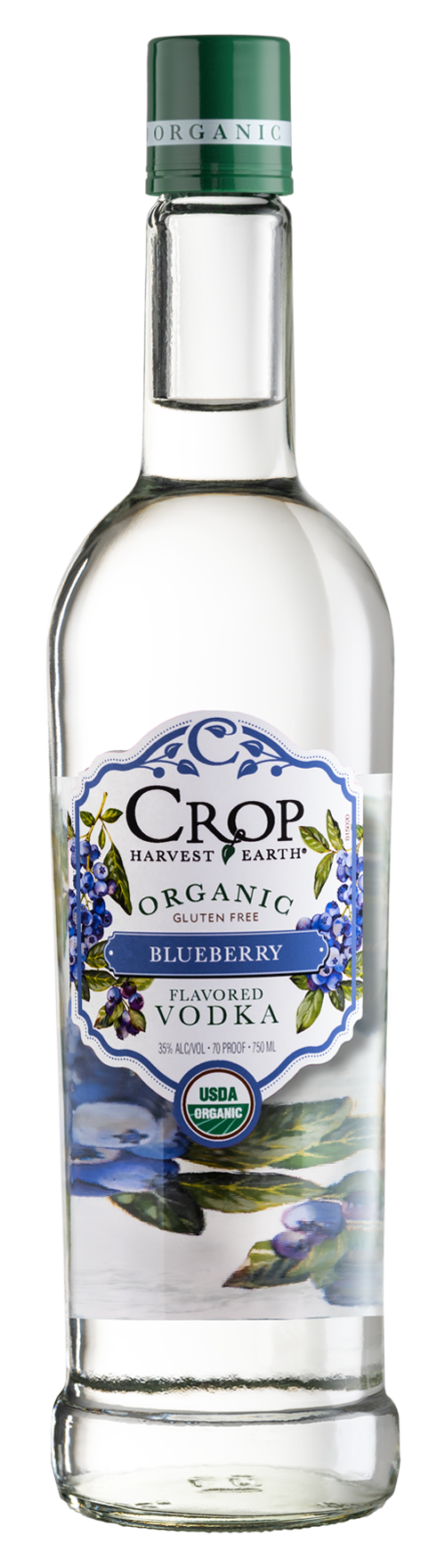 Crop Organic Blueberry Vodka 750ml bottle
