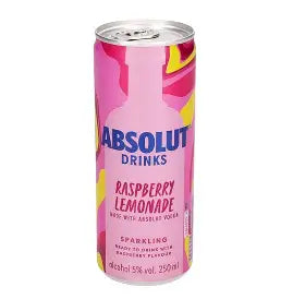 Absolut Raspberry Lemonade 4 pk of .355 each