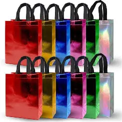 Gift Bag holographic green