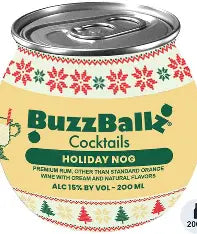 Buzzballz Holiday Nog 200ml.