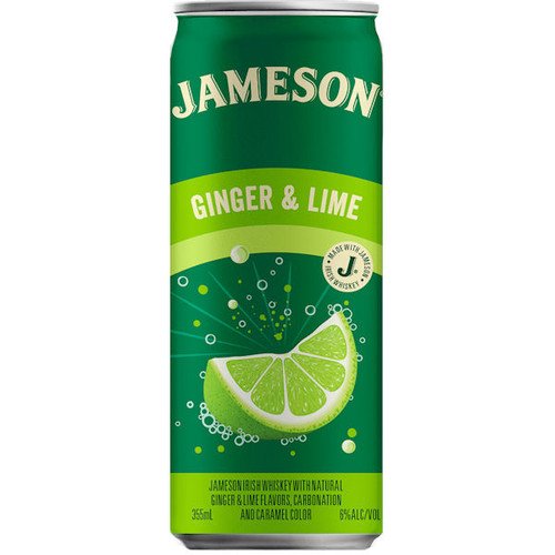 Jameson Ginger &amp; Lime 4 PK 355ML. Each