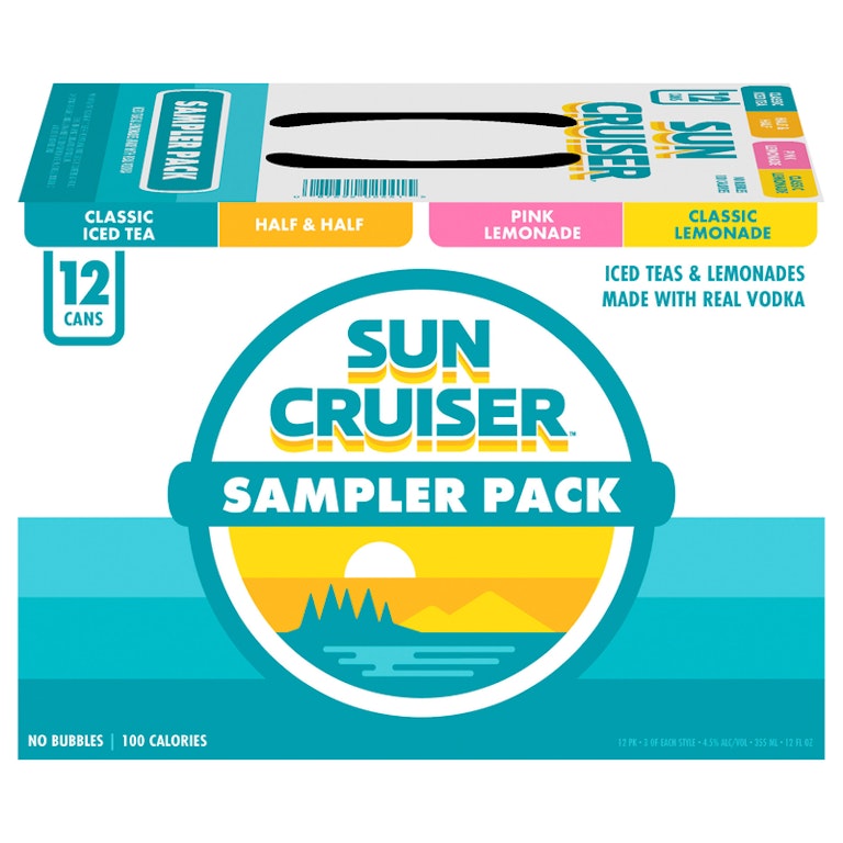 Sun Cruiser Iced Tea and Lemonade Sampler 12-pack