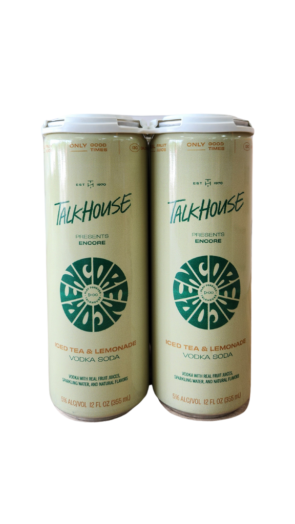 Talk House Ice Tea &amp; Lemo. 4pk