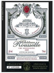 CHATEAU ROUSSELLE cotes de bourg 750ML