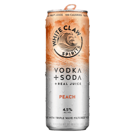 Vide Peach 4 pk can vodka soda