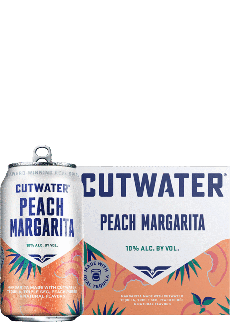 Cutwater Peach Margarita 4pk.