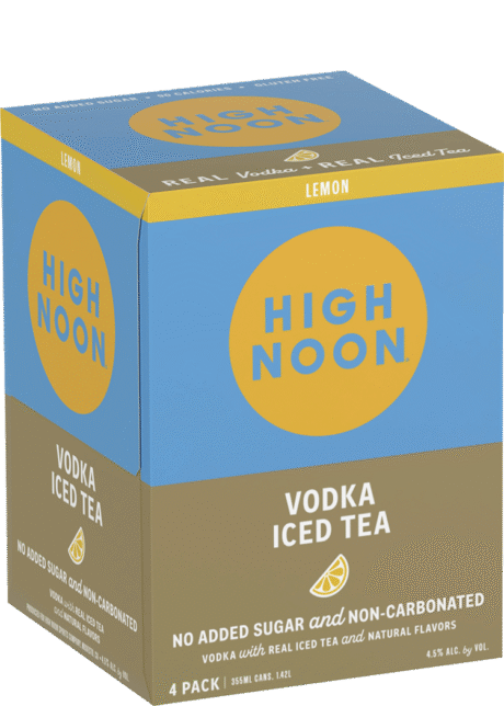 High Noon Vodka Ice Tea Lemon 4Pk