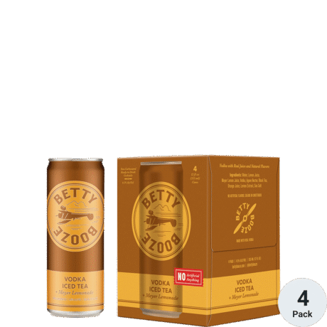 Betty Booze Lemonade Ice Tea 4Pk Can