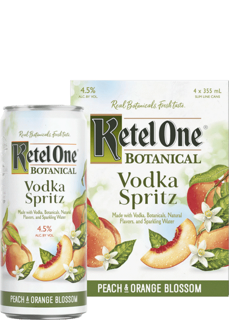 Ketel One 4Pk Can Peach & Oange Blossom