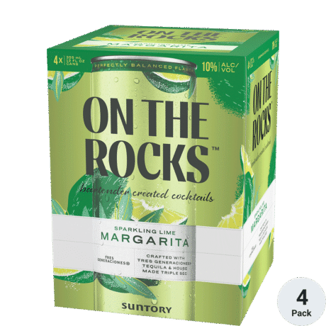 On The Rocks Margarita 4 pk Can