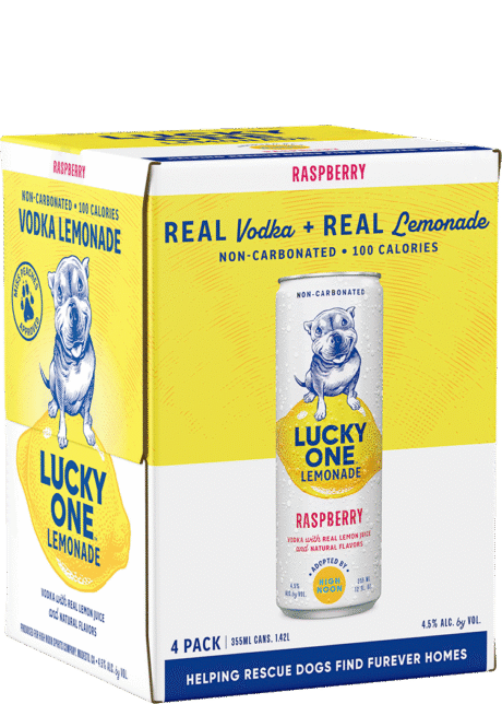 Lucky One Raspberry 4Pk Lemonade