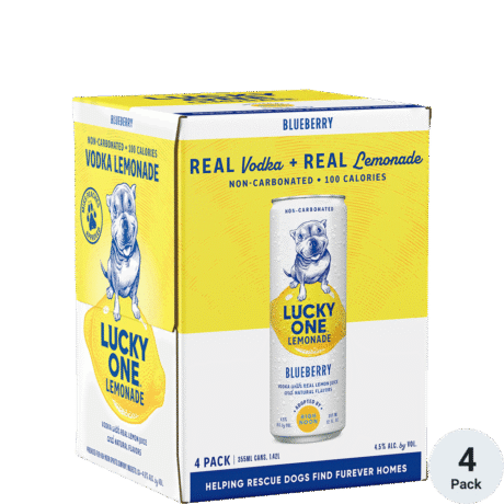 Lucky One Blueberry 4pk Lemonade