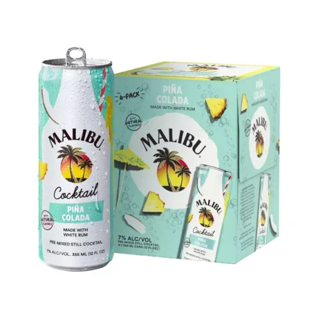 Malibu Pina Colada 4pk. .355ml each can