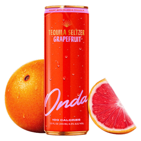 Onda Strawberry 355ml Tequila Seltzer 4pk can