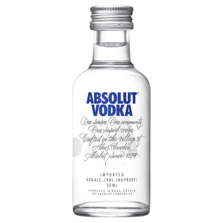 Absolut vodka 50ml