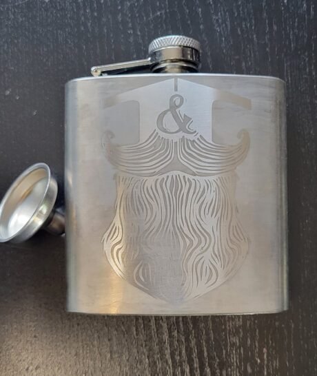 Flask W Funnel 6oz.
