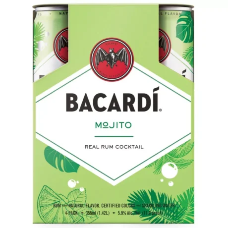 Bacardi Mojito 4 pk 355ml.each