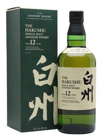 Hakushu Single malt 12year Suntory Whisky Japan