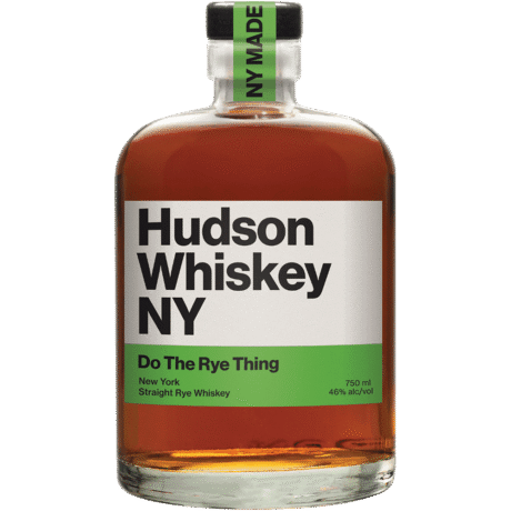 Hudson Straight Rye 750ml.