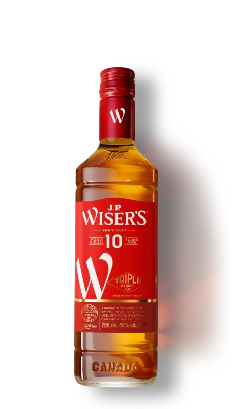 J.P.Wiser's 10Yer's 750ml.