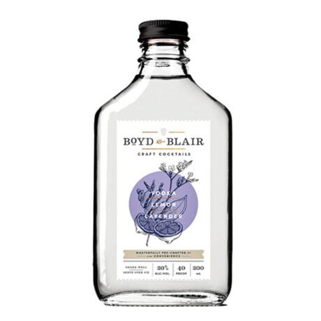 Boyd & Blare 200ml. Vodka with Lavender&Lemon