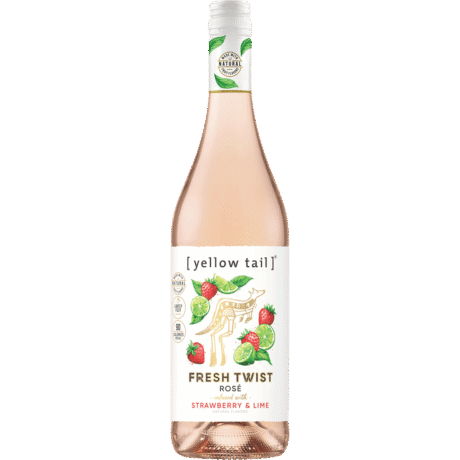 Yellow Tail Fresh Twist Rose Strawberry & Lime